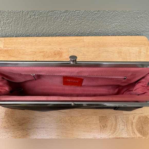 Black Leather Clutch - Picture 4 of 6